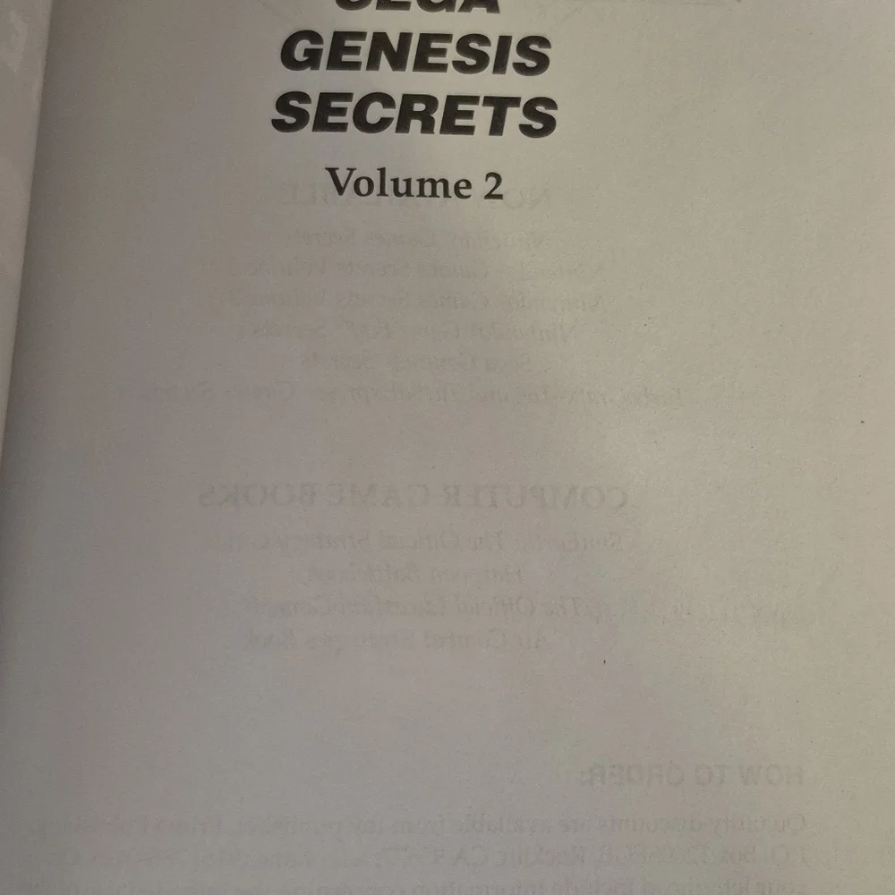 Secrets of the Games Nintendo Game Boy Secrets Guide Book Volume 2